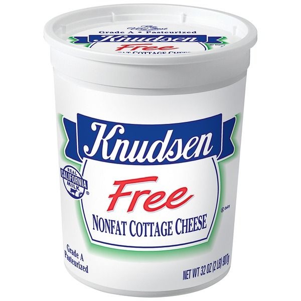 slide 1 of 1, Knudsen Free Nonfat Cottage Cheese, 32 oz