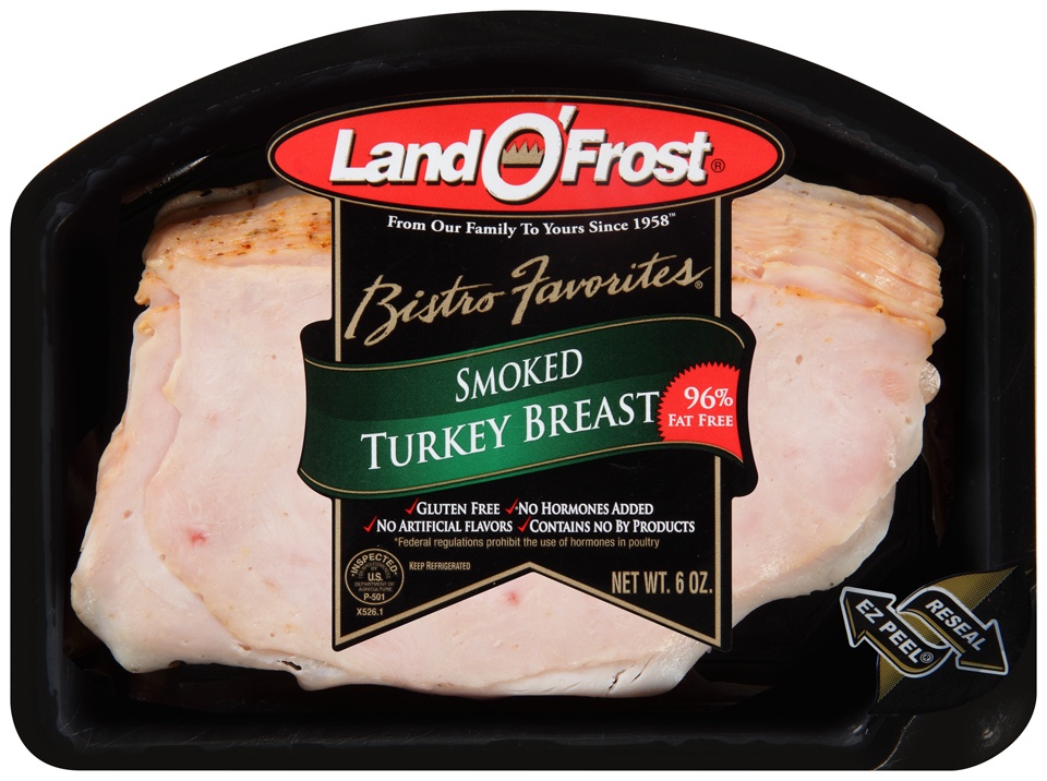 slide 1 of 1, Land O' Frost Bistro Favorites Smoked Turkey Breast, 6 oz