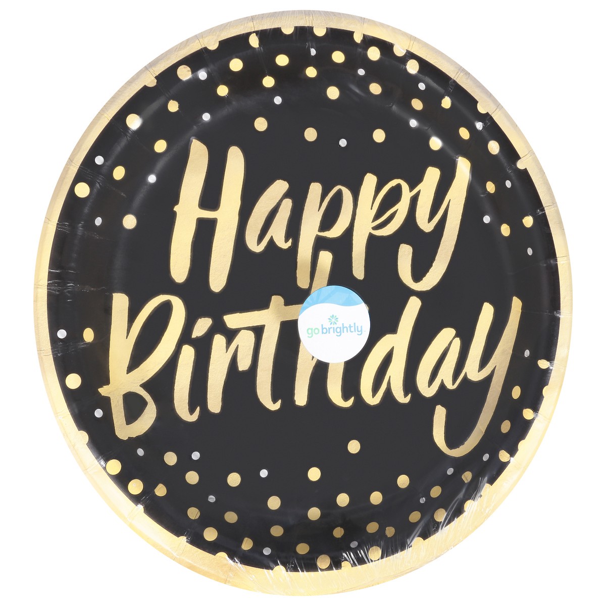 slide 7 of 11, Go Brightly Confetti Wishes Plates 8 ea, 8 ct