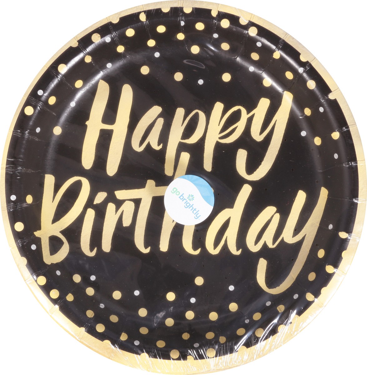 slide 2 of 11, Go Brightly Confetti Wishes Plates 8 ea, 8 ct