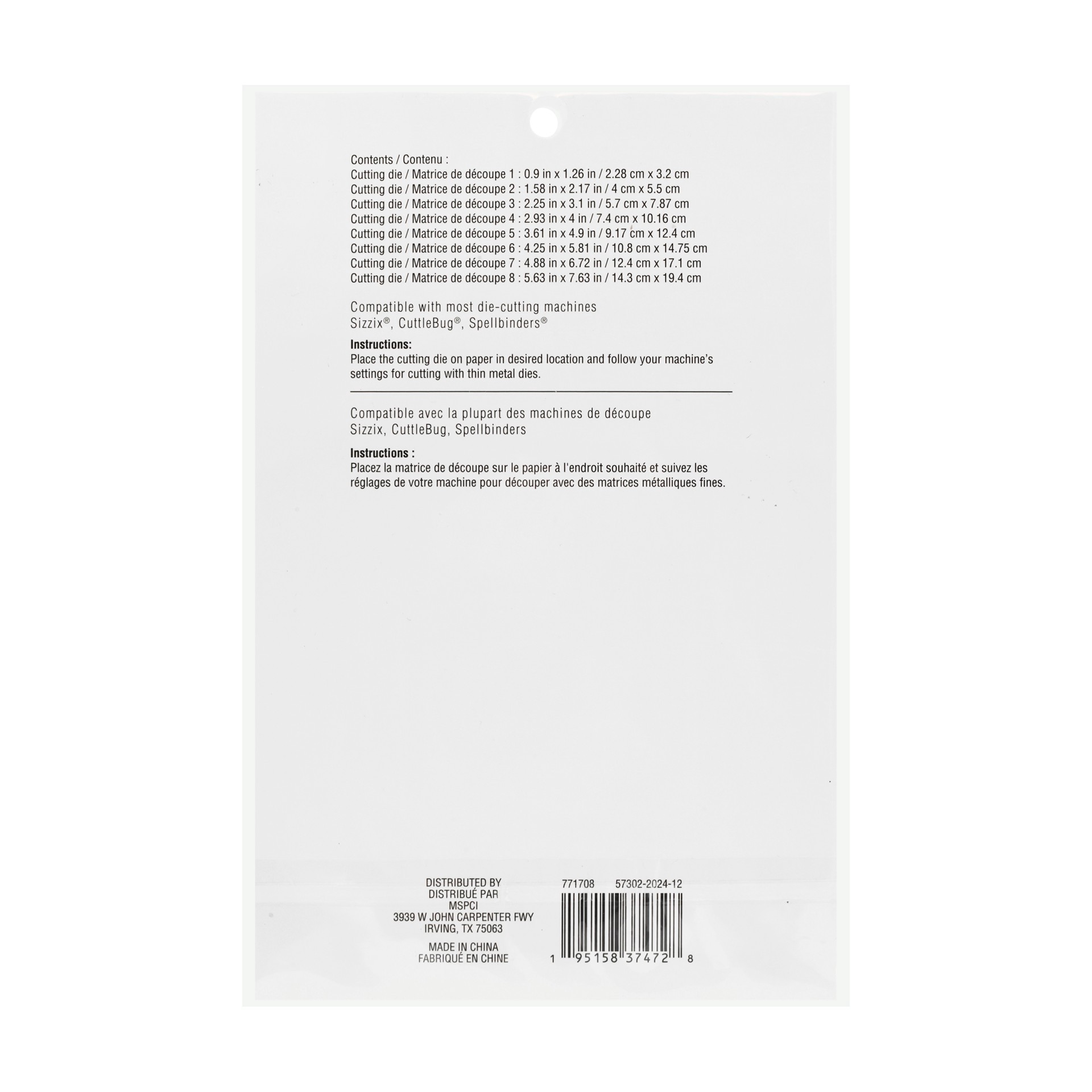 slide 4 of 5, Frames Cutting Die Set By Recollections, 2.93 in x 4 in