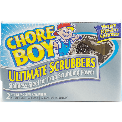 slide 1 of 1, Chore Boy Ultimate Scrubbers Stainless Steel - 2 Ct, 0.54 oz