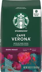 Starbucks Dark Roast Whole Bean Coffee — Caffè Verona — 100% Arabica — 1 bag (18 oz.)