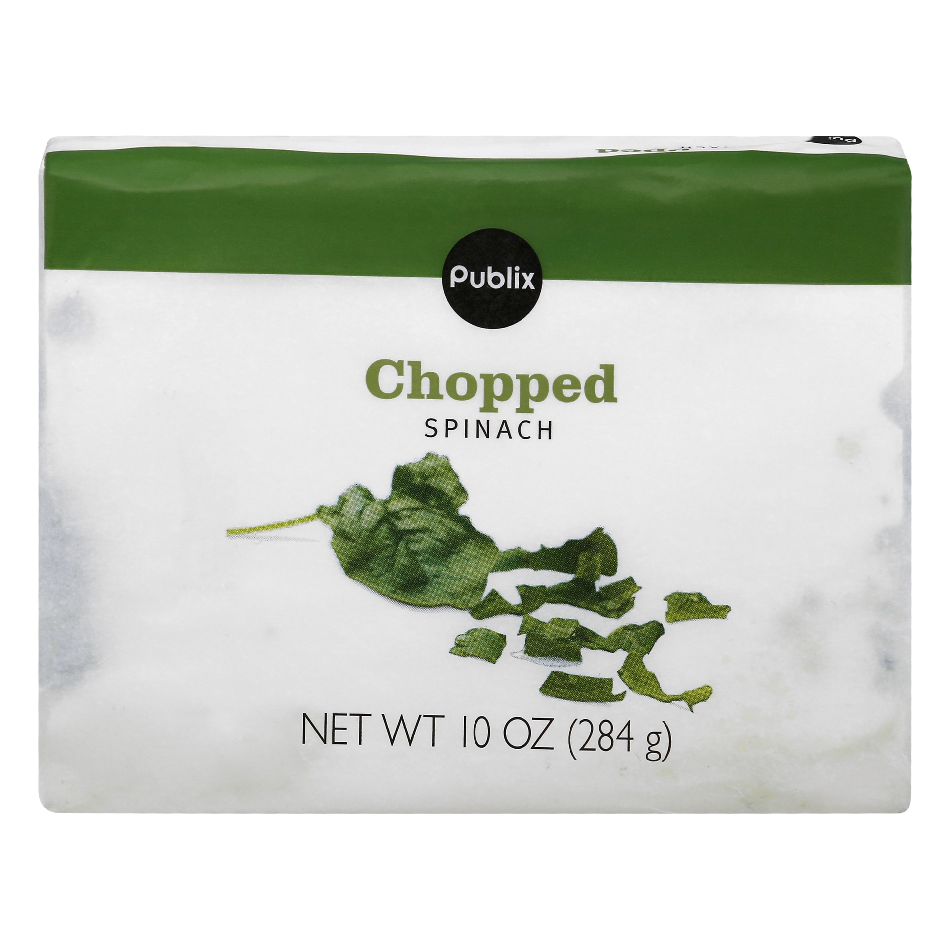 slide 1 of 1, Publix Chopped Spinach, 10 oz
