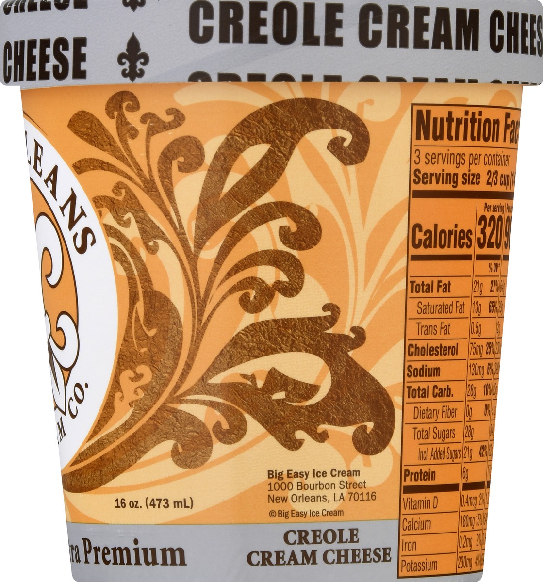 slide 10 of 11, New Orleans Ice Cream Co. Creole Cream Cheese Ice Cream 16.0 oz, 16 oz