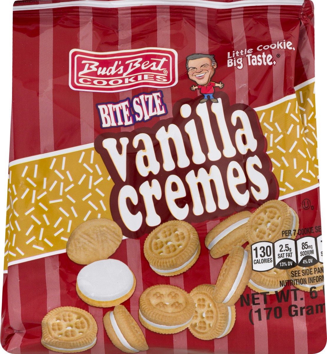 slide 10 of 10, Bud's Best Buds Best Creme Vanilla Cookies, 6 oz