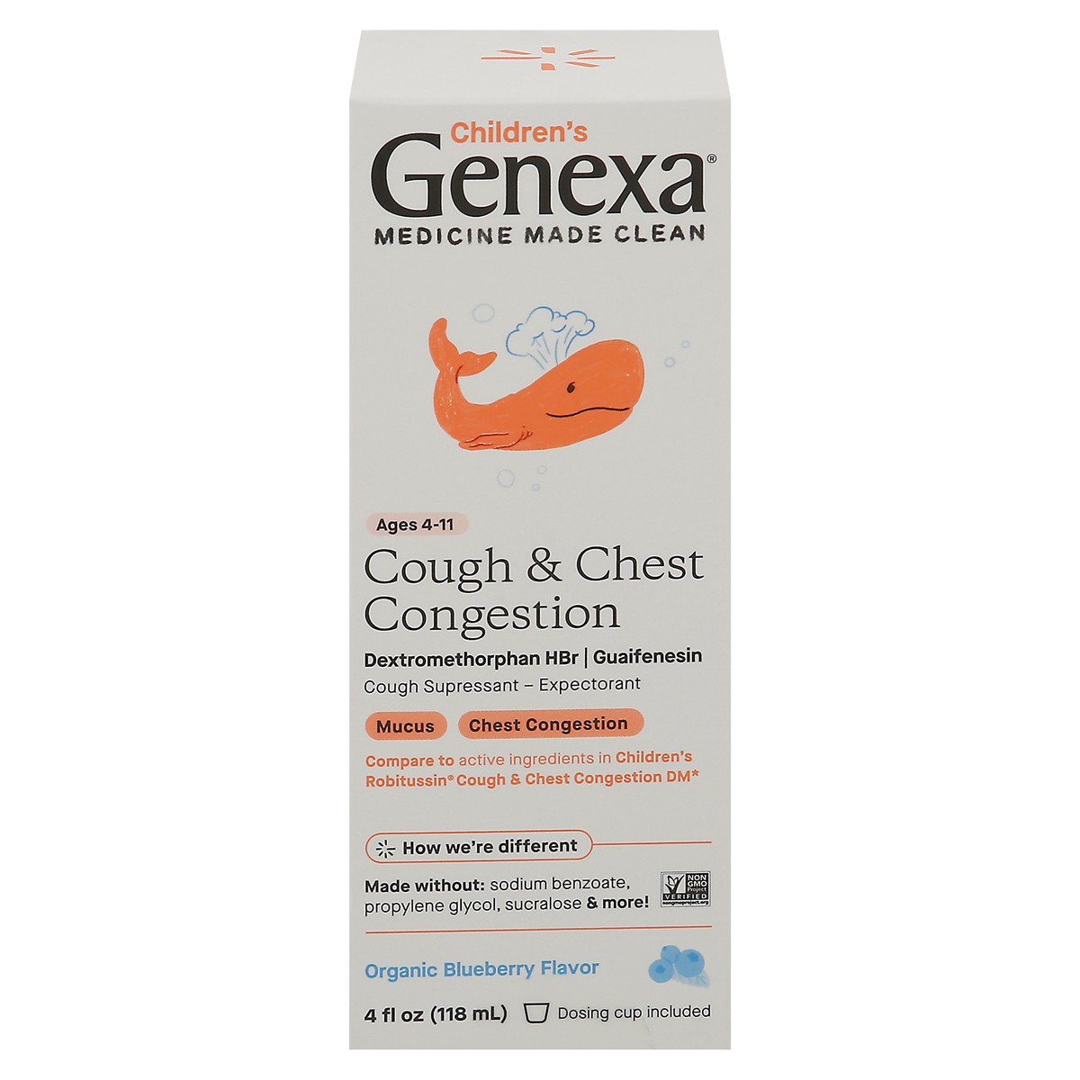 slide 1 of 9, Genexa Kid's Cough & Chest Congestion, 4 Oz, 1 ct