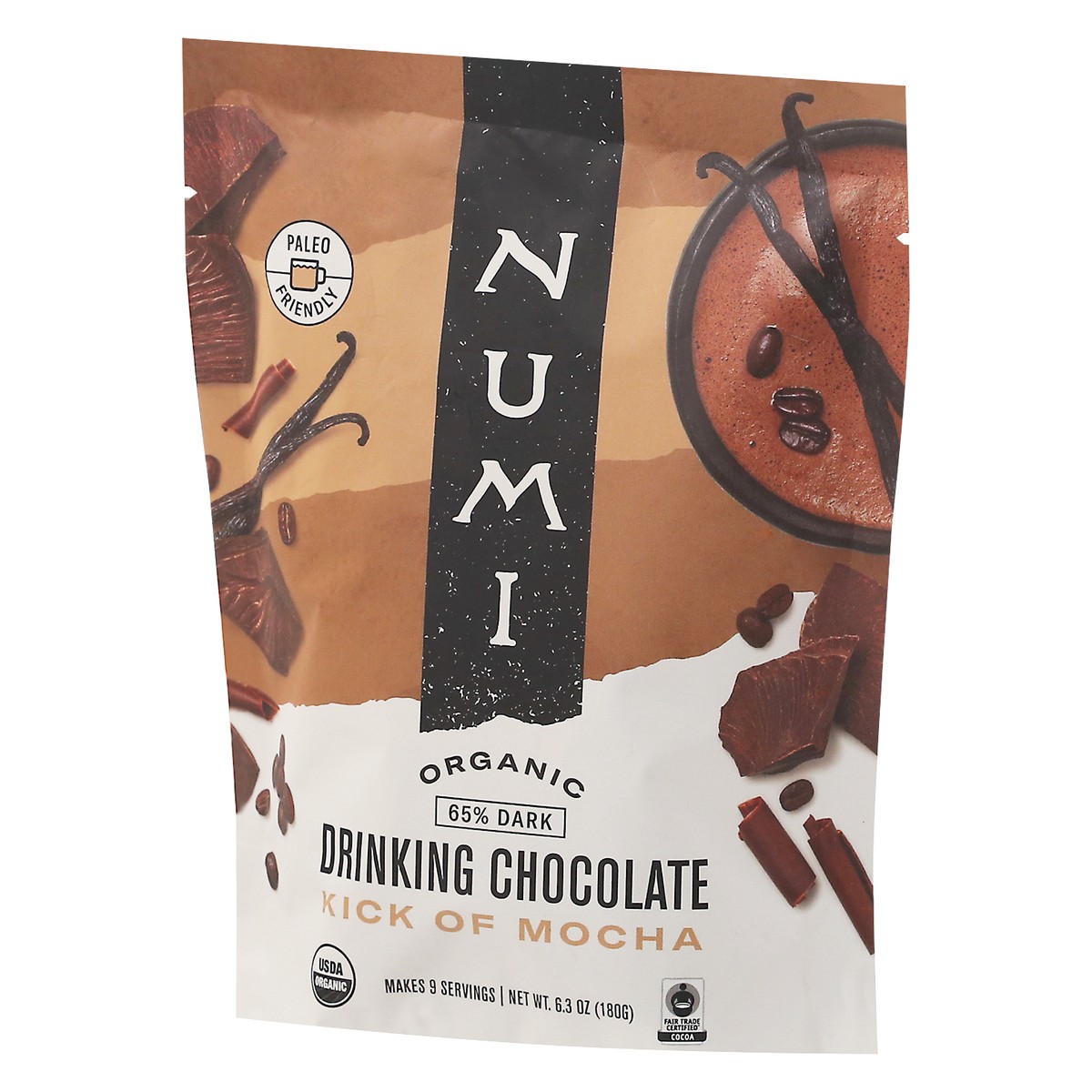 slide 12 of 13, Numi Tea Drinking Chocolate Kick Mocha Organic - 6.3 oz, 6.3 oz