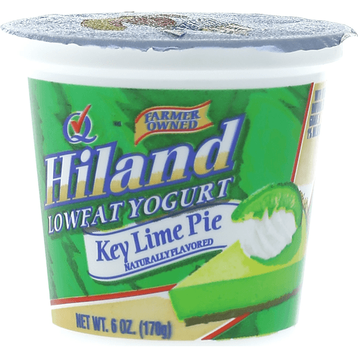 slide 1 of 1, Hiland Dairy Key Lime Pie Yogurt, 6 oz