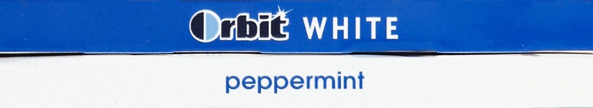 slide 5 of 6, Orbit White Peppermint Sugarfree Gum, single pack, 18 pc