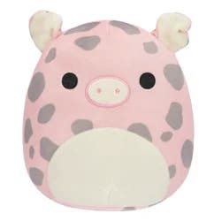 Squishmallows Pink Pig With Grey Spots Plush