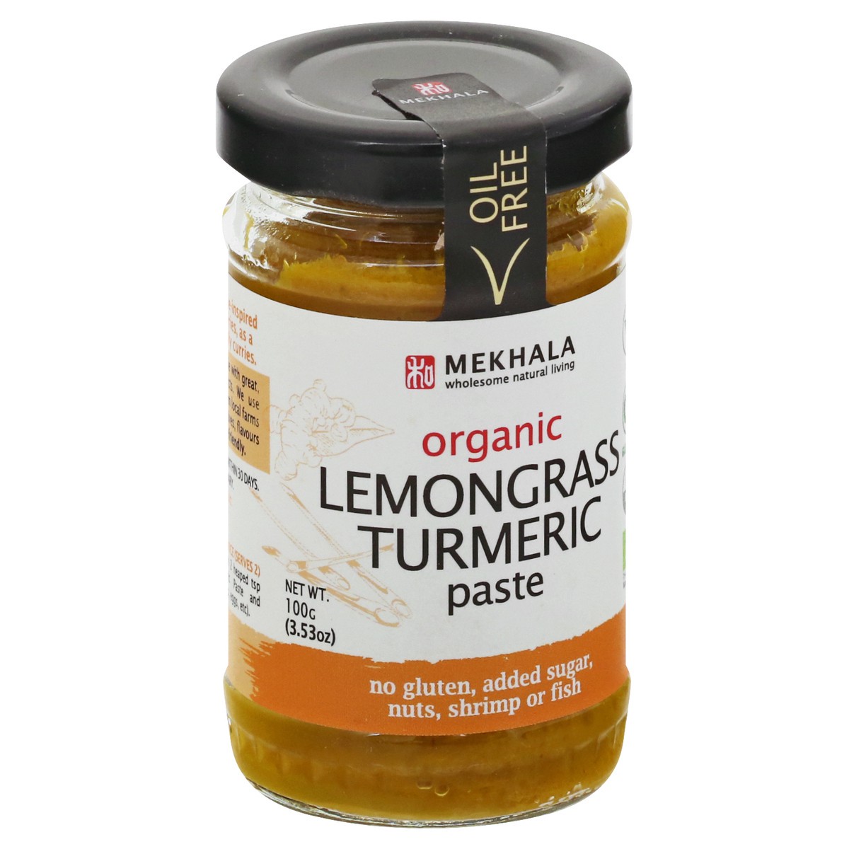 slide 4 of 9, Mekhala Organic Lemongrass Turmeric Paste 3.53 oz, 3.53 oz
