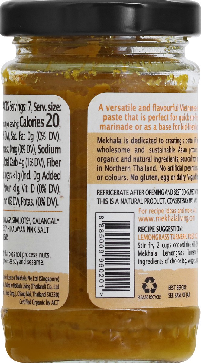 slide 6 of 9, Mekhala Organic Lemongrass Turmeric Paste 3.53 oz, 3.53 oz