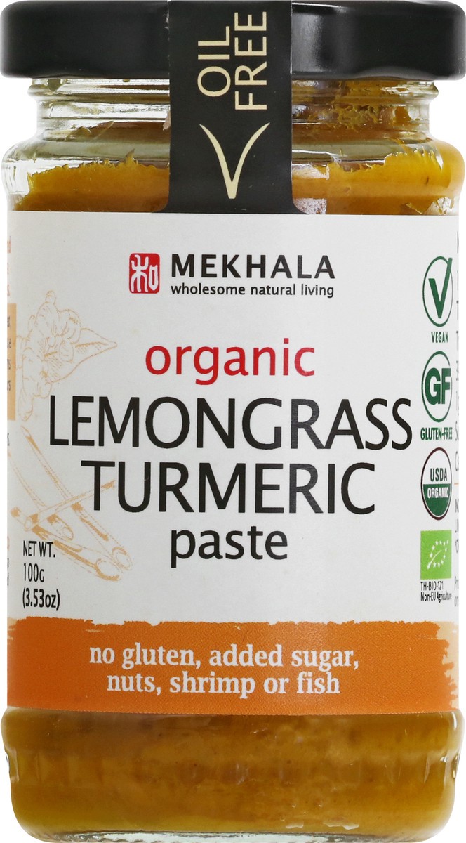 slide 7 of 9, Mekhala Organic Lemongrass Turmeric Paste 3.53 oz, 3.53 oz