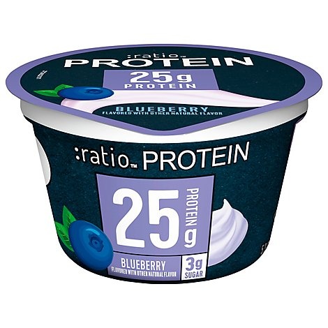 slide 1 of 1, :ratio Protein Blueberry Dairy Snack, 5.3 oz