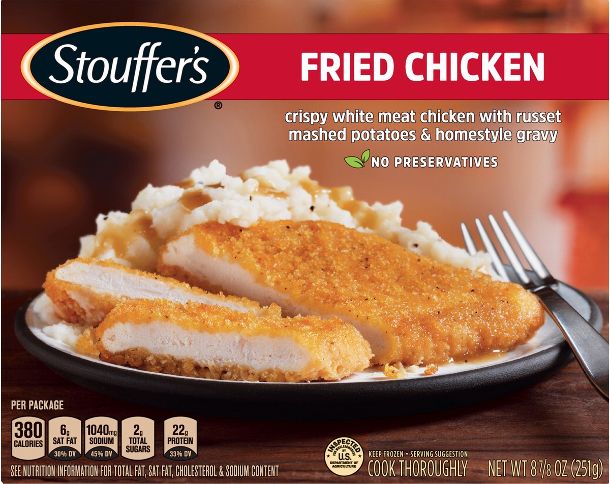 slide 5 of 8, Stouffer's Fried Chicken Frozen Meal, 8.88 oz