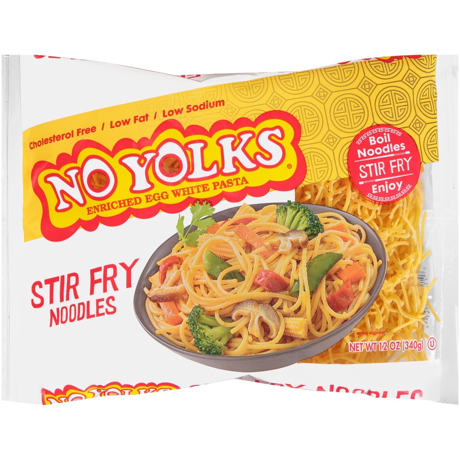 slide 1 of 6, No Yolks Stir Fry Noodles, 12 oz