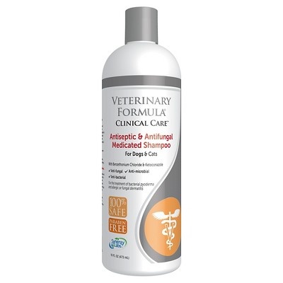 slide 1 of 1, Veterinary Formula Antiseptic & Antifungal Medicated Shampoo For Dogs And Cats, 16 fl oz
