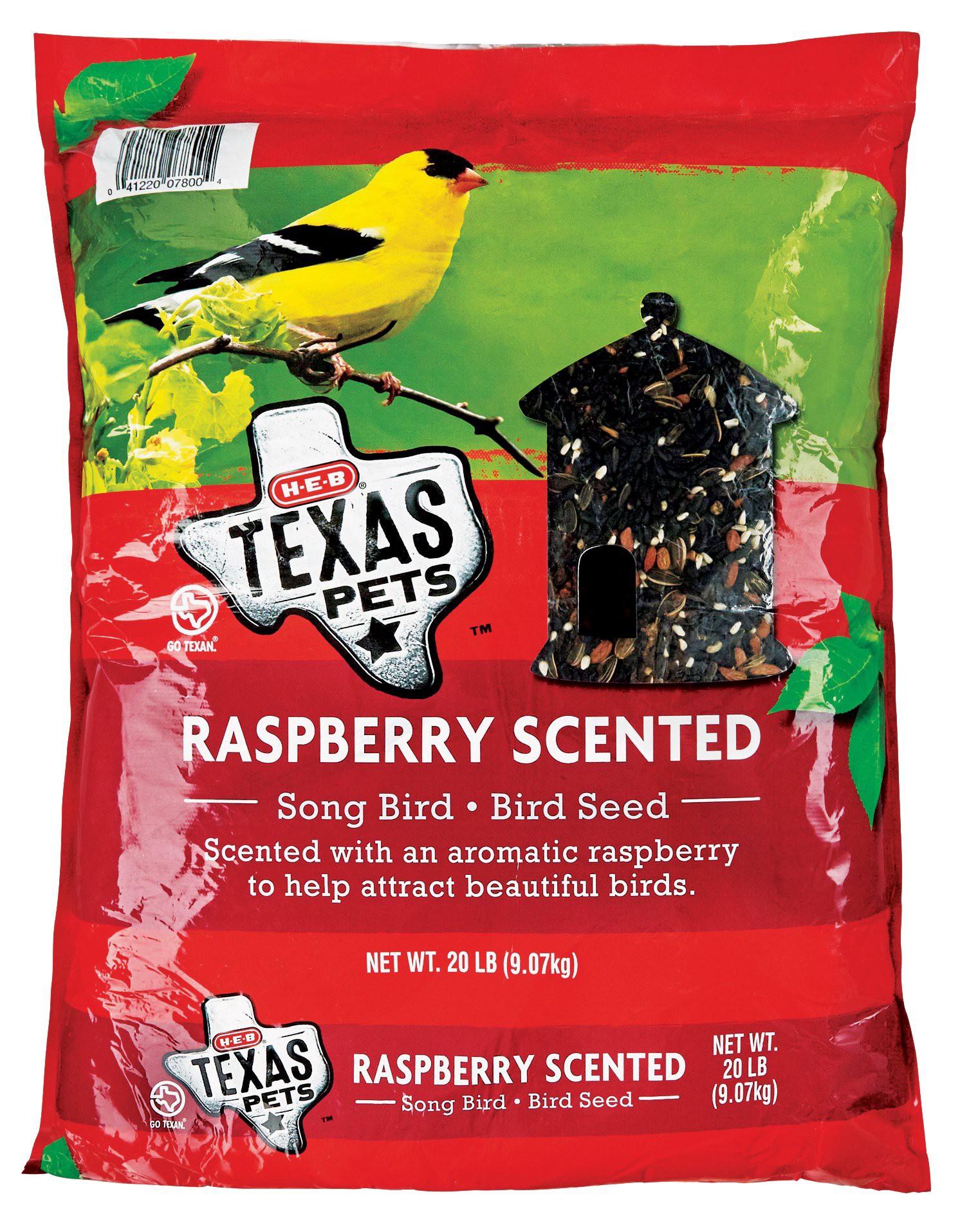 slide 1 of 1, H-E-B Texas Songbird Birdseed Bag, 20 lb