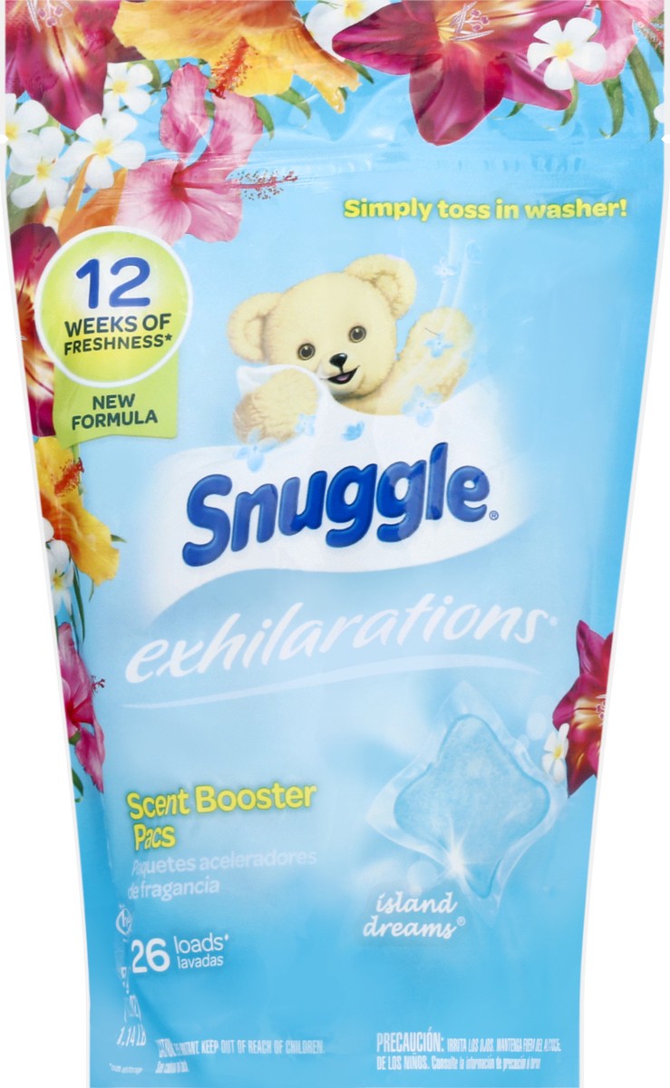 slide 1 of 2, Snuggle Exhilarations Island Dreams Scent Booster Pacs 18.3 oz, 18.3 oz