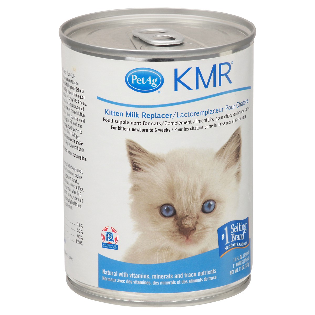 slide 5 of 9, Petag Kitten Milk Replacer 11 fl oz Can, 11 fl oz