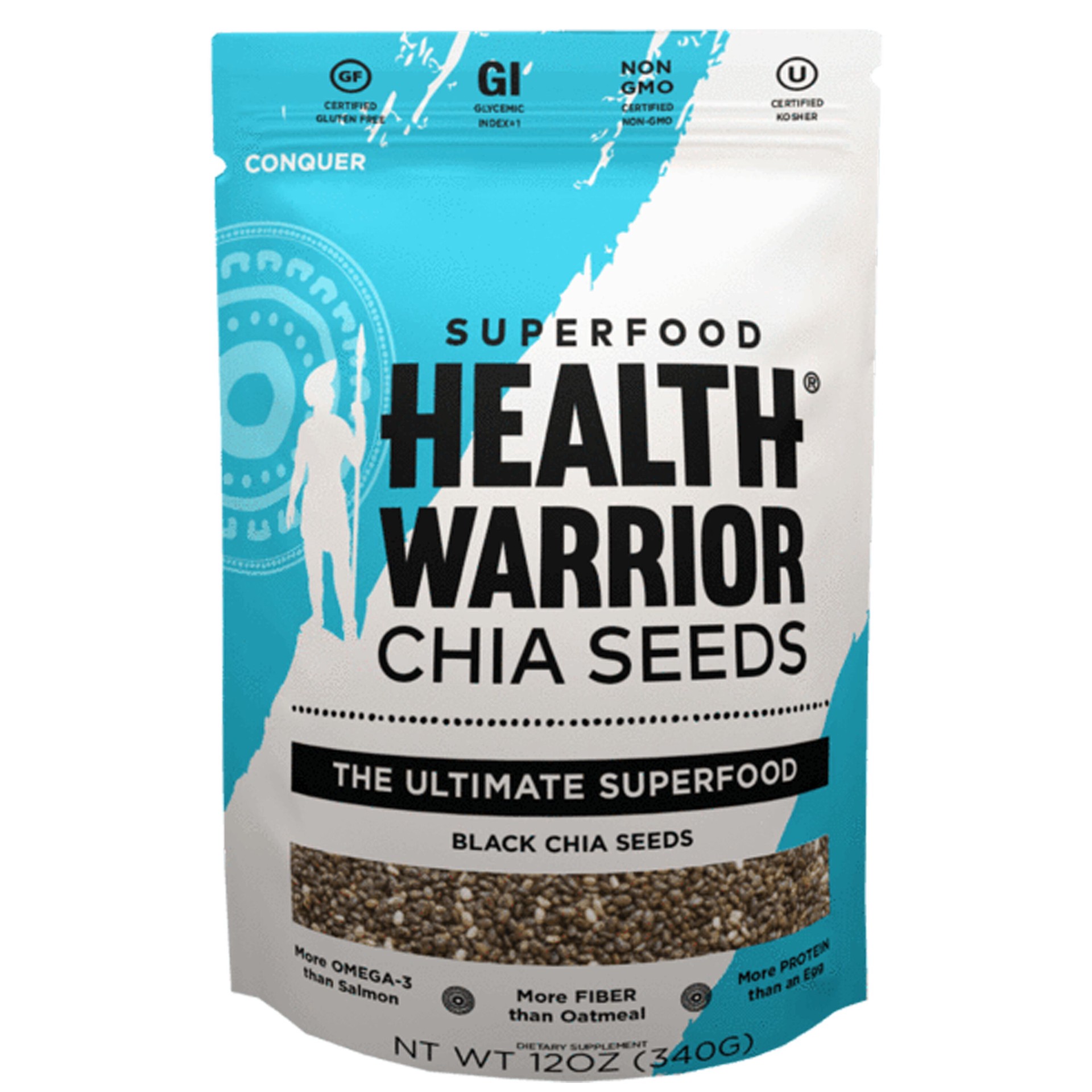 slide 1 of 2, Health Warrior Chia Seeds, 12 Oz, 12 oz