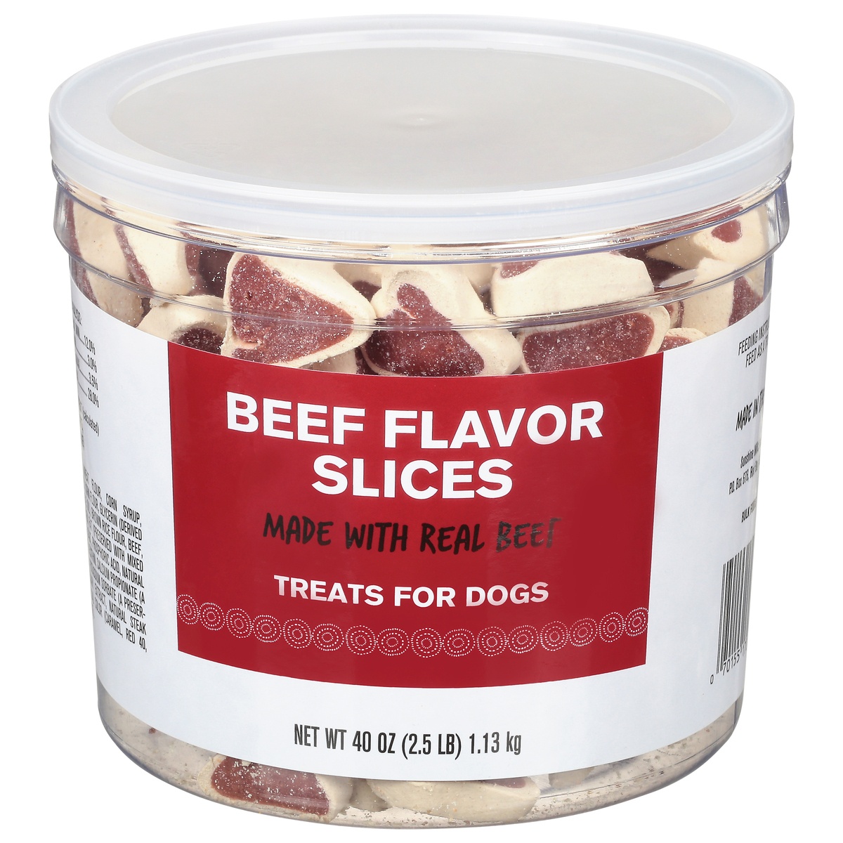 slide 1 of 1, Sunshine Mills Slices Beef Flavor Treat for Dogs 40 oz, 40 oz