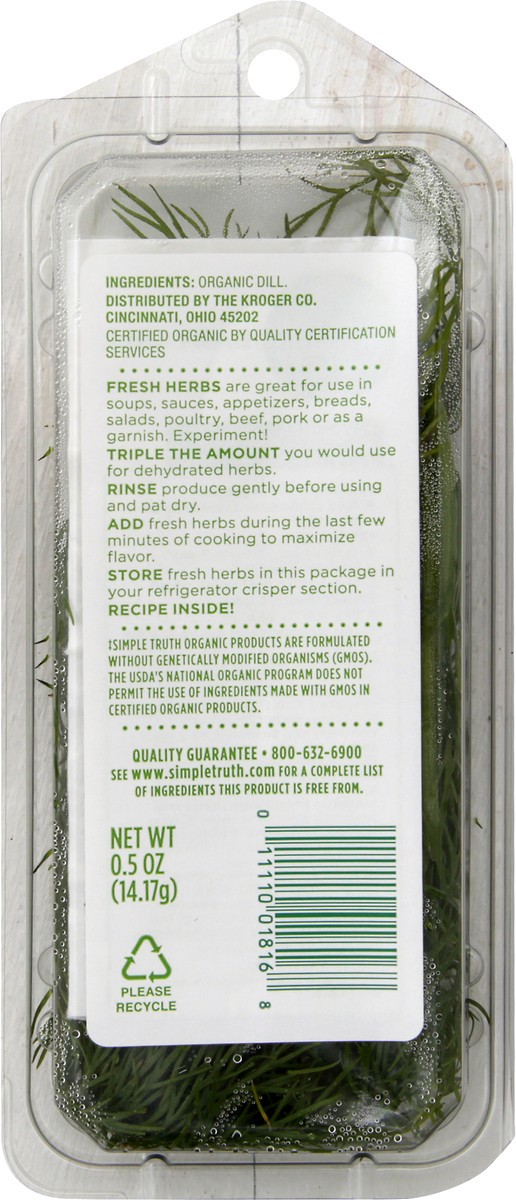 slide 7 of 7, Simple Truth Organic Baby Dill 0.5 oz, 0.5 oz