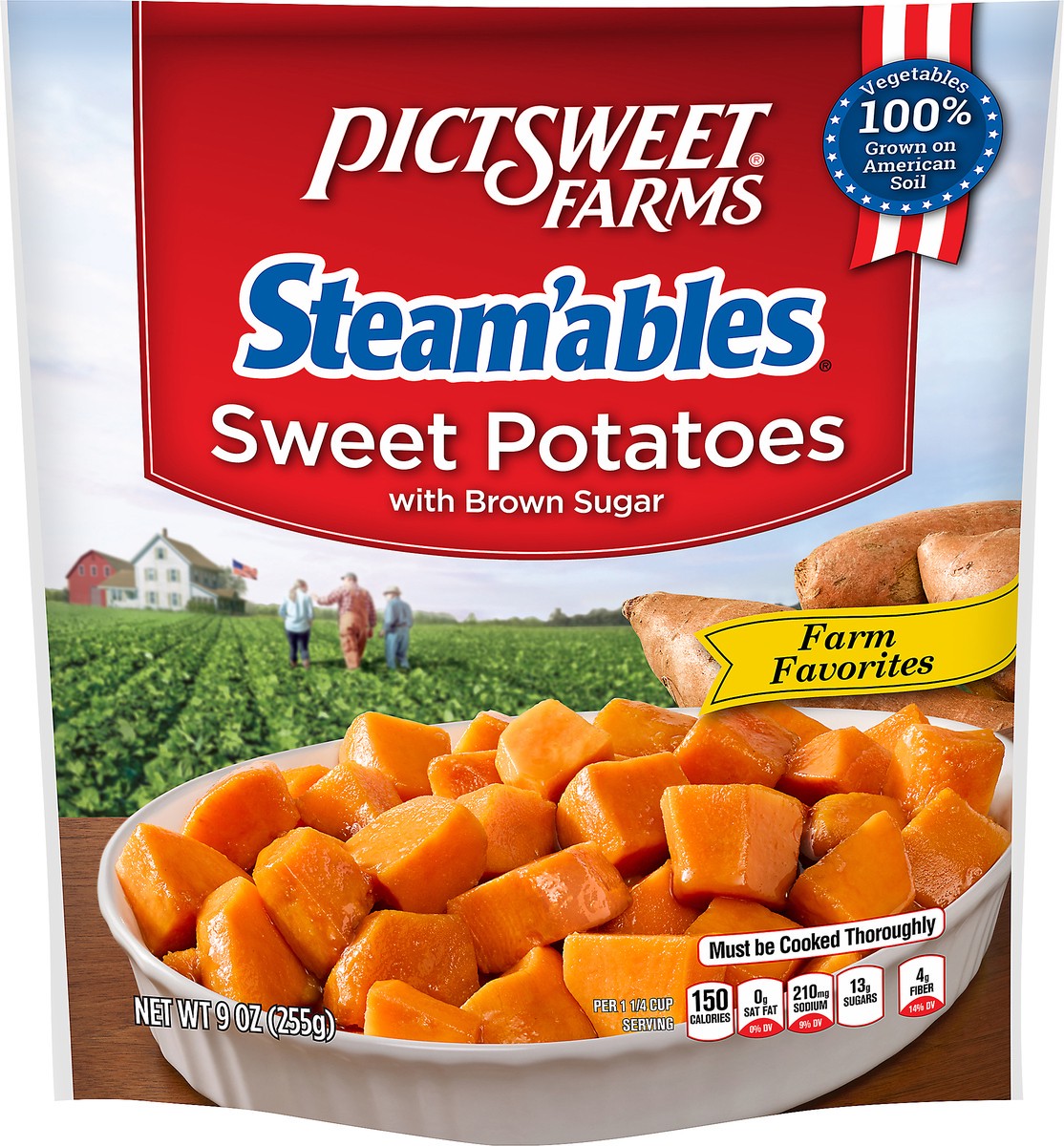 slide 8 of 9, PictSweet Sweet Potatoes, 9 oz