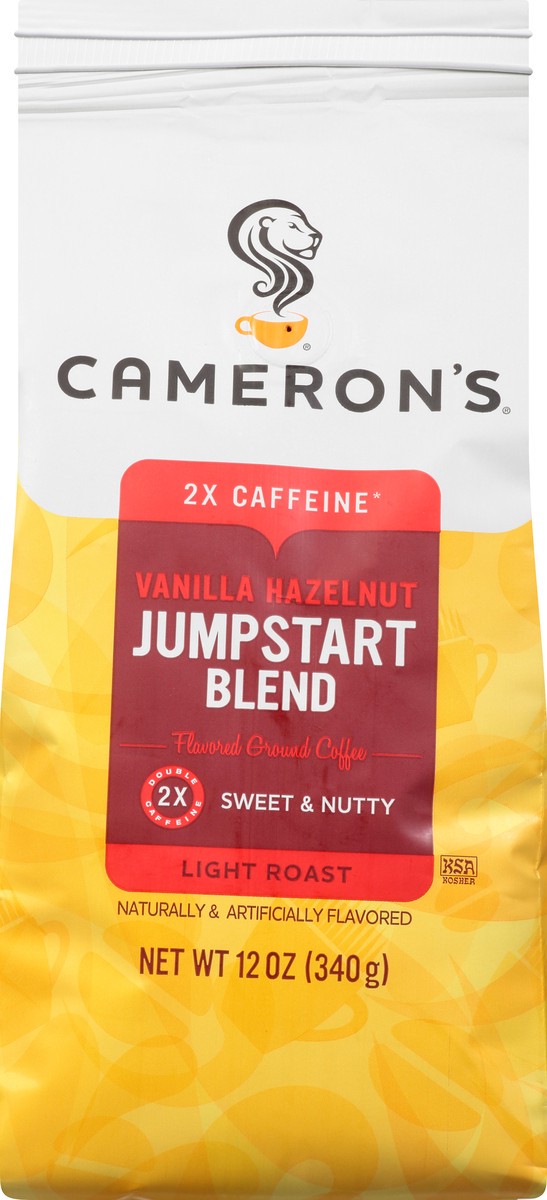 slide 4 of 11, Cameron's Light Roast Ground Vanilla Hazelnut Jumpstart Blend Coffee - 12 oz, 12 oz