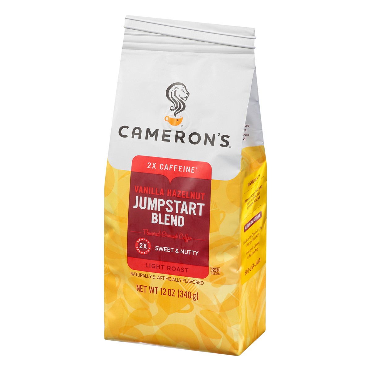 slide 8 of 11, Cameron's Light Roast Ground Vanilla Hazelnut Jumpstart Blend Coffee 12 oz, 12 oz