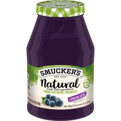 Smucker's Smuckers Natural Concord Grape Fruit Spread - 25 oz