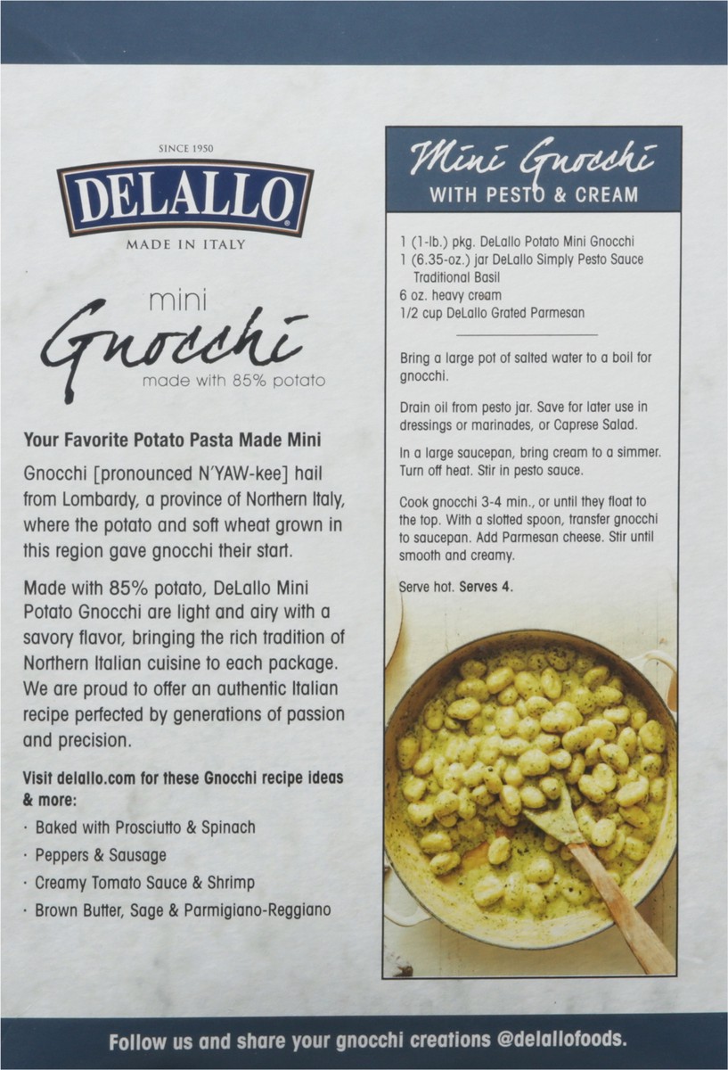 slide 6 of 9, DeLallo Gnocchi Mini 16 oz, 16 oz