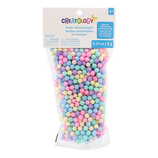 slide 1 of 2, Multicolor Foam Sensory Balls By Creatology, 6 gram