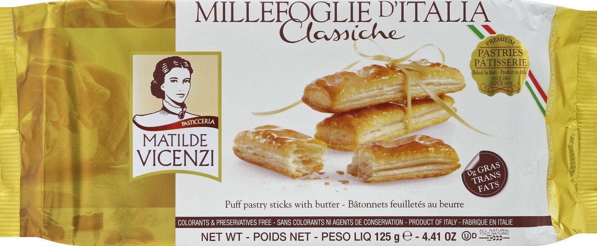 slide 1 of 5, Matilde Vicenzi Puff Pastry 4.41 oz, 4.41 oz