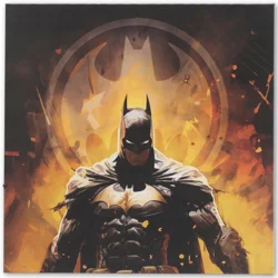 Warner Brothers Batman Logo LED Canvas Decor