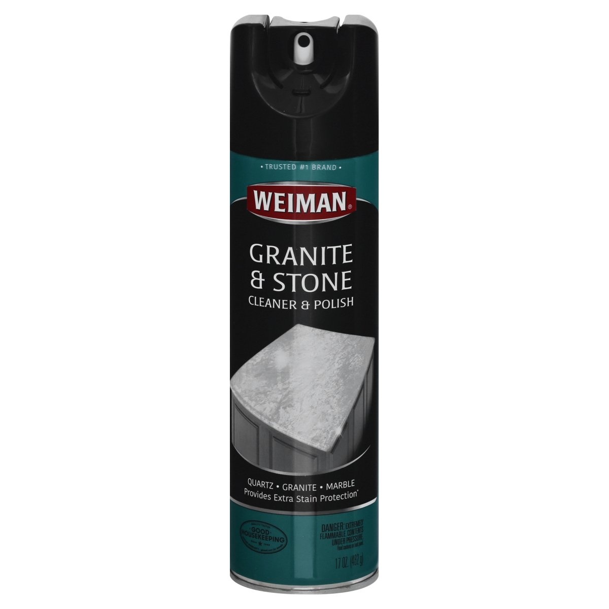 slide 1 of 1, Weiman Granite Cleaner & Polish, 17 oz