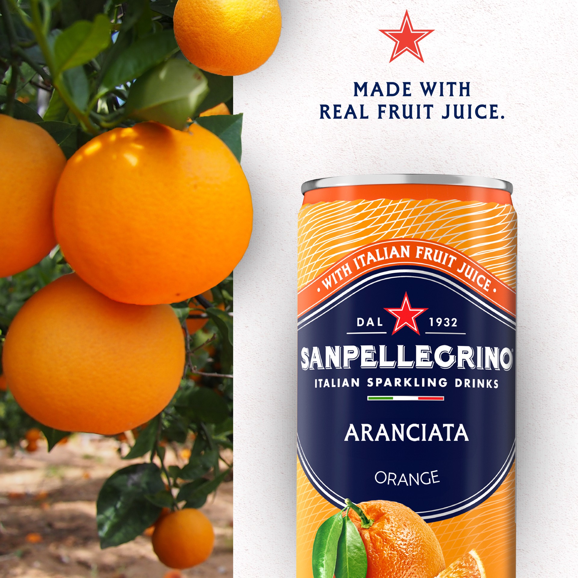 slide 6 of 7, San Pellegrino Italian Orange Sparkling Drinks 6 - 11.15 fl oz Cans, 6 ct; 11.1 oz