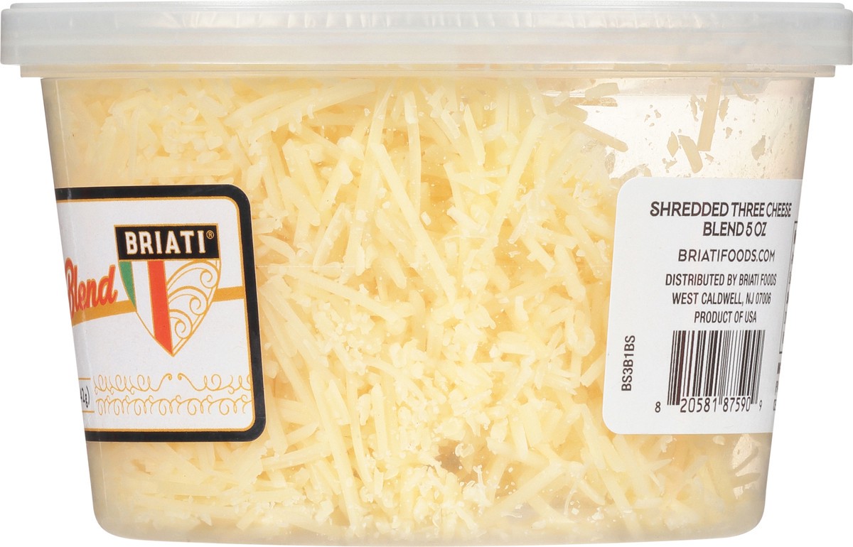 slide 9 of 9, Briati Shredded Cheese, Three Cheese Blend, 5 oz