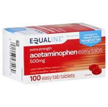 slide 1 of 1, Equaline Non Aspirin 500mg Tabs, 100 ct