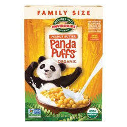 Nature's Path Organic Envirokidz Peanut Butter Panda Puffs Cereal 25.6 oz