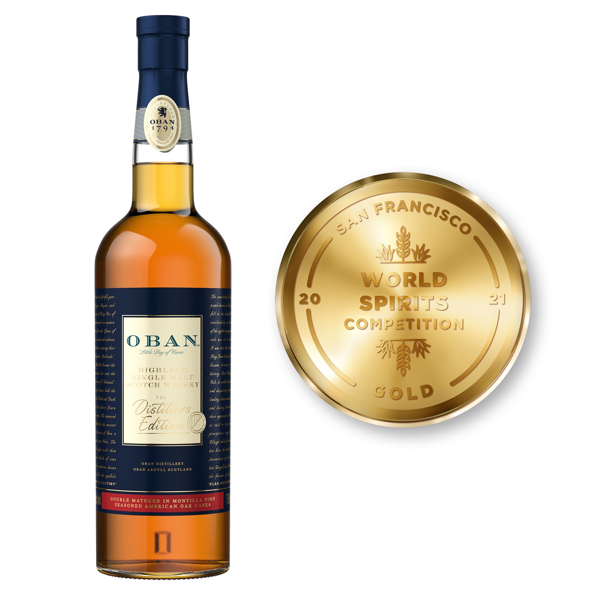 slide 2 of 6, Oban Distiller's Edition 2024 Single Malt Scotch Whisky, 750 mL, 750 ml