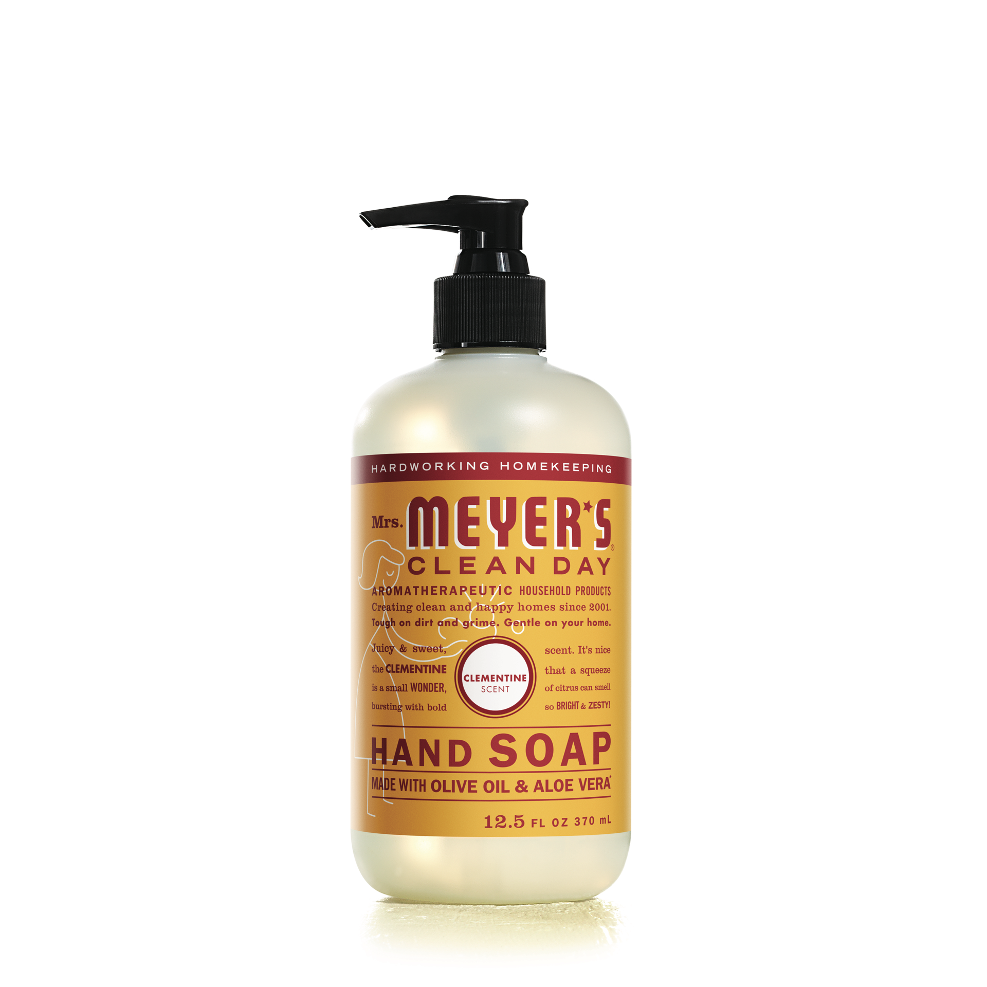 slide 6 of 9, Mrs. Meyer's Clean Day Liquid Hand Soap, Clementine Scent, 12.5 fl oz, 12.50 fl oz