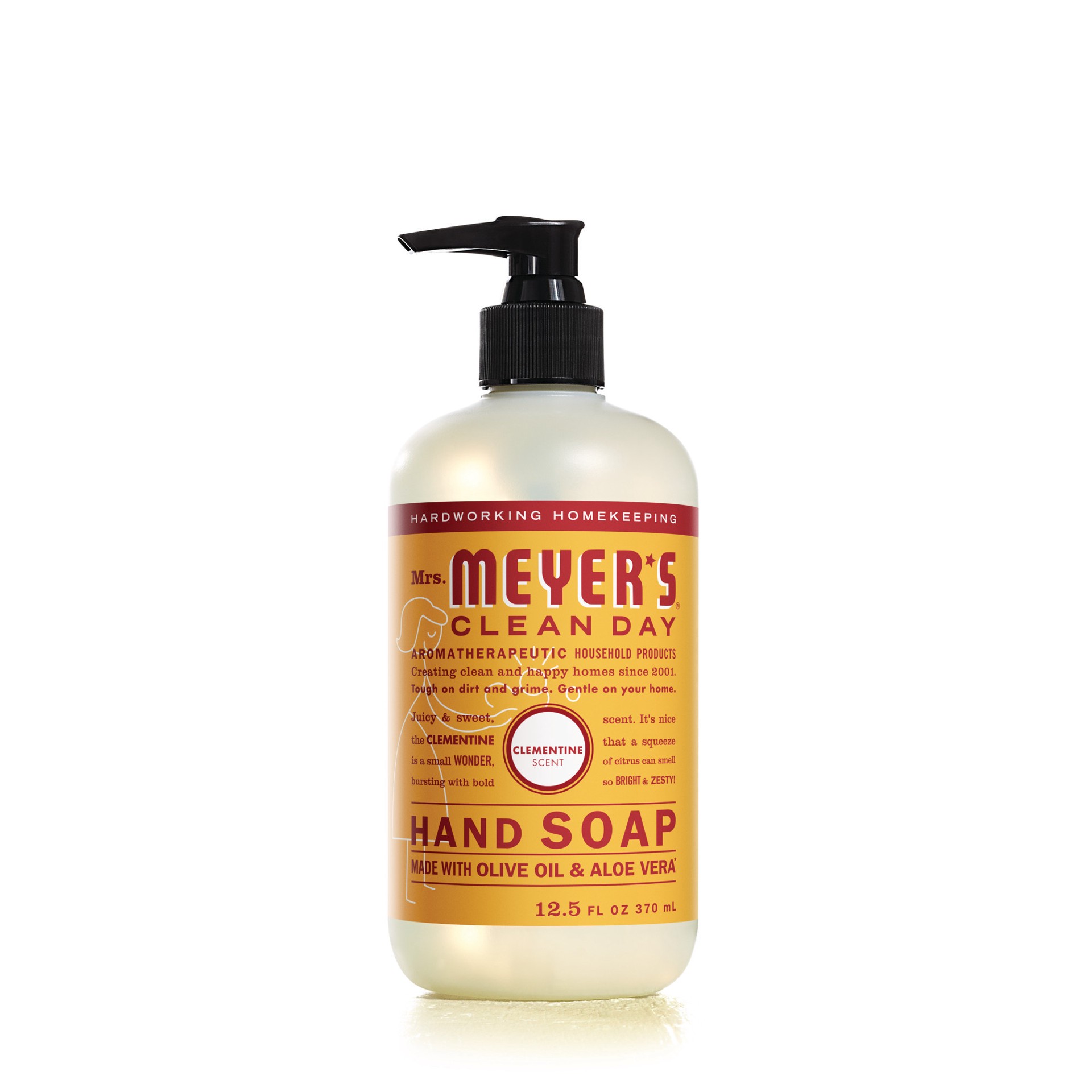 slide 5 of 9, Mrs. Meyer's Clean Day Liquid Hand Soap, Clementine Scent, 12.5 fl oz, 12.50 fl oz