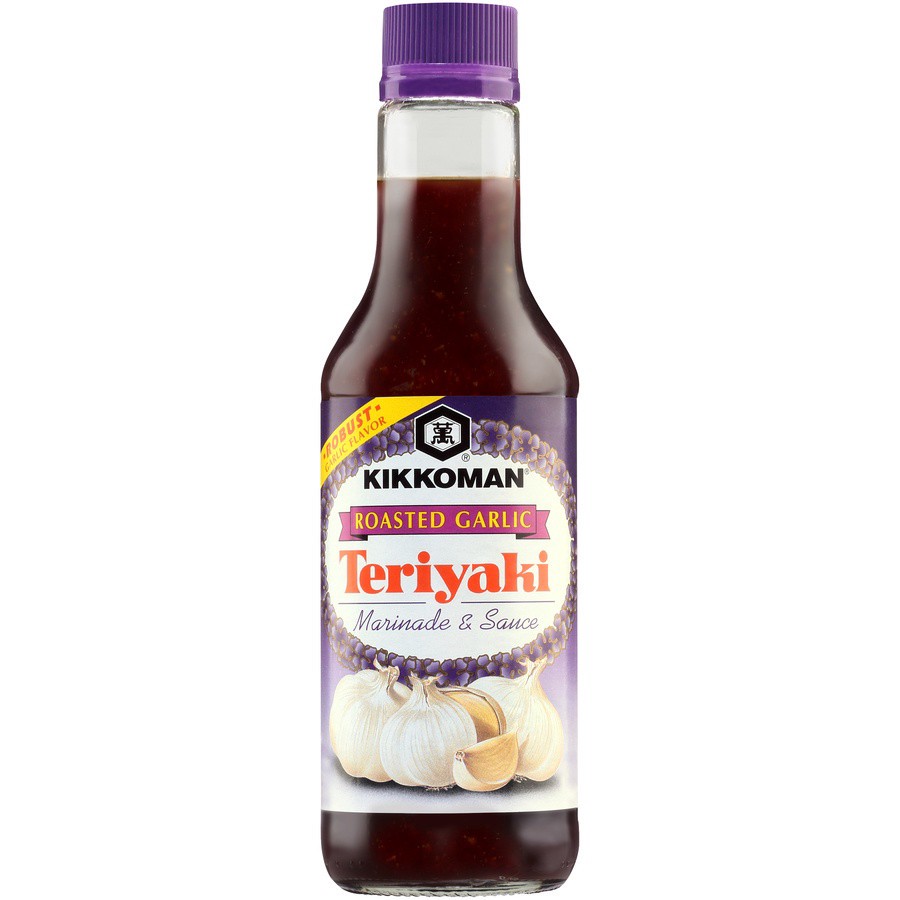 slide 7 of 7, Kikkoman Teriyaki Roasted Garlic Marinade & Sauce 10 fl oz, 10 fl oz