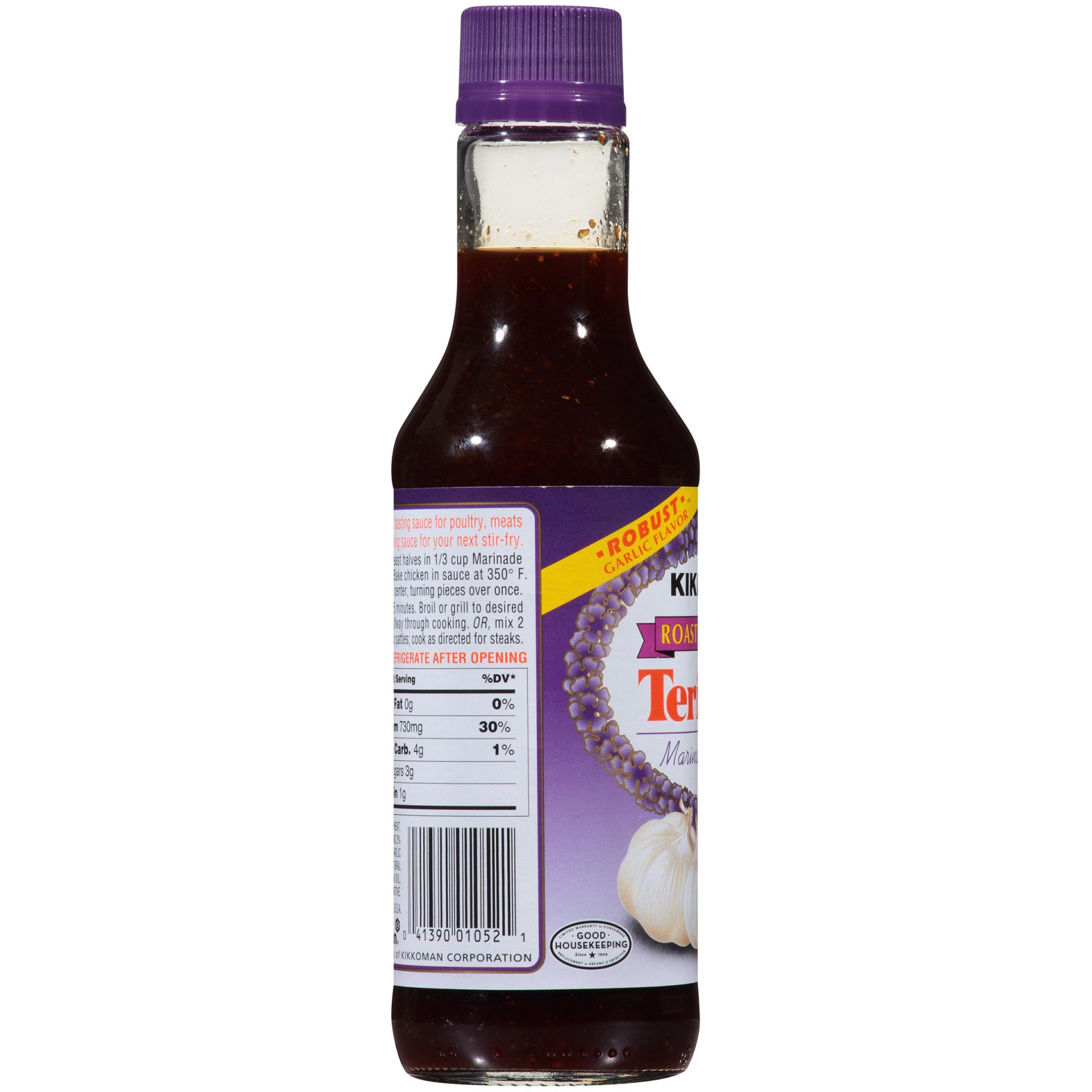 slide 5 of 7, Kikkoman Teriyaki Roasted Garlic Marinade & Sauce 10 fl oz, 10 fl oz