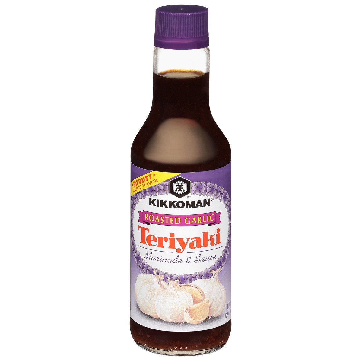 slide 1 of 7, Kikkoman Roasted Garlic Teriyaki 10 fl oz, 10 fl oz