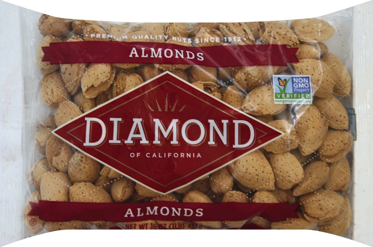 slide 5 of 5, Diamond of California Almonds 16 oz, 16 oz