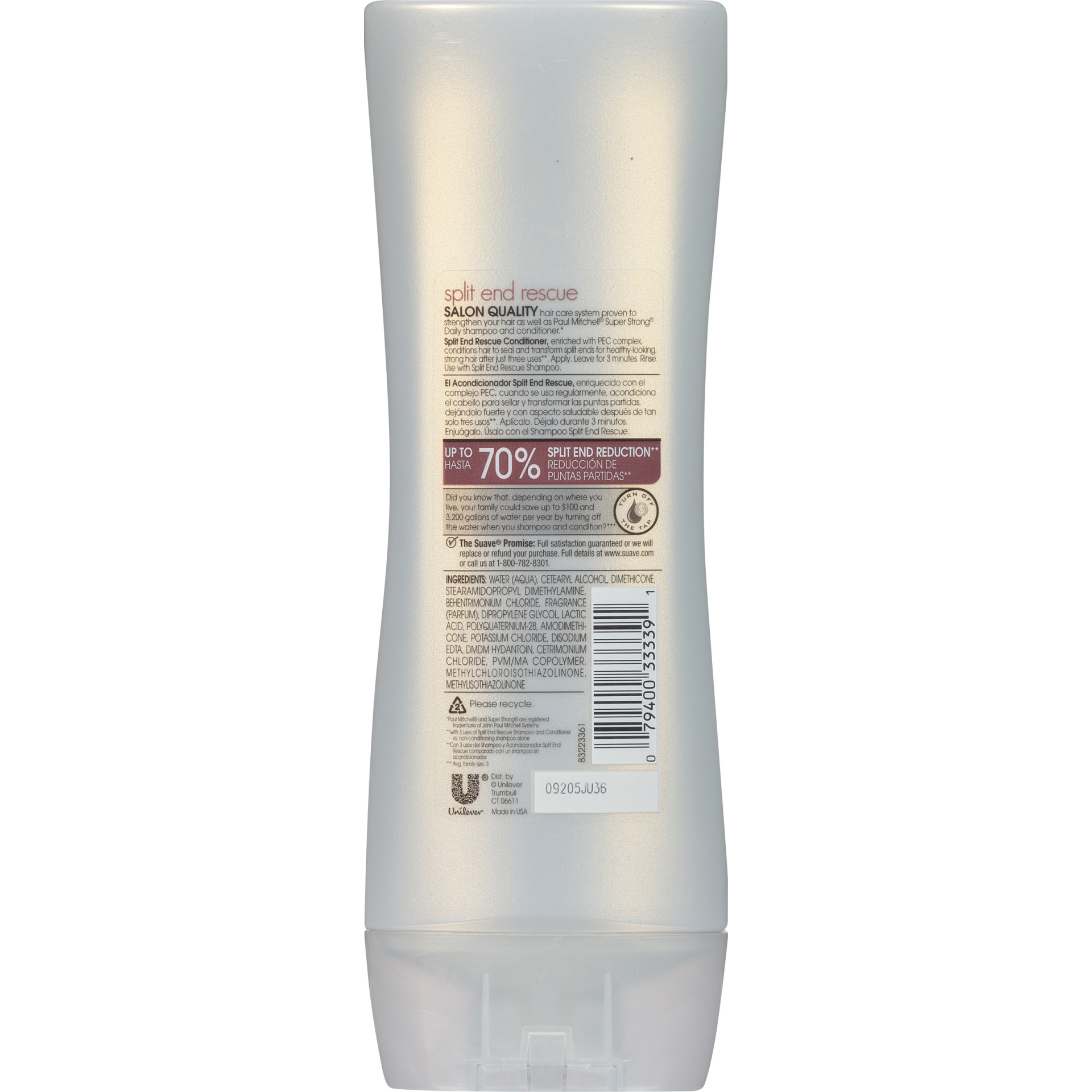 slide 6 of 7, Suave Professionals Split End Rescue Conditioner, 12.6 fl oz