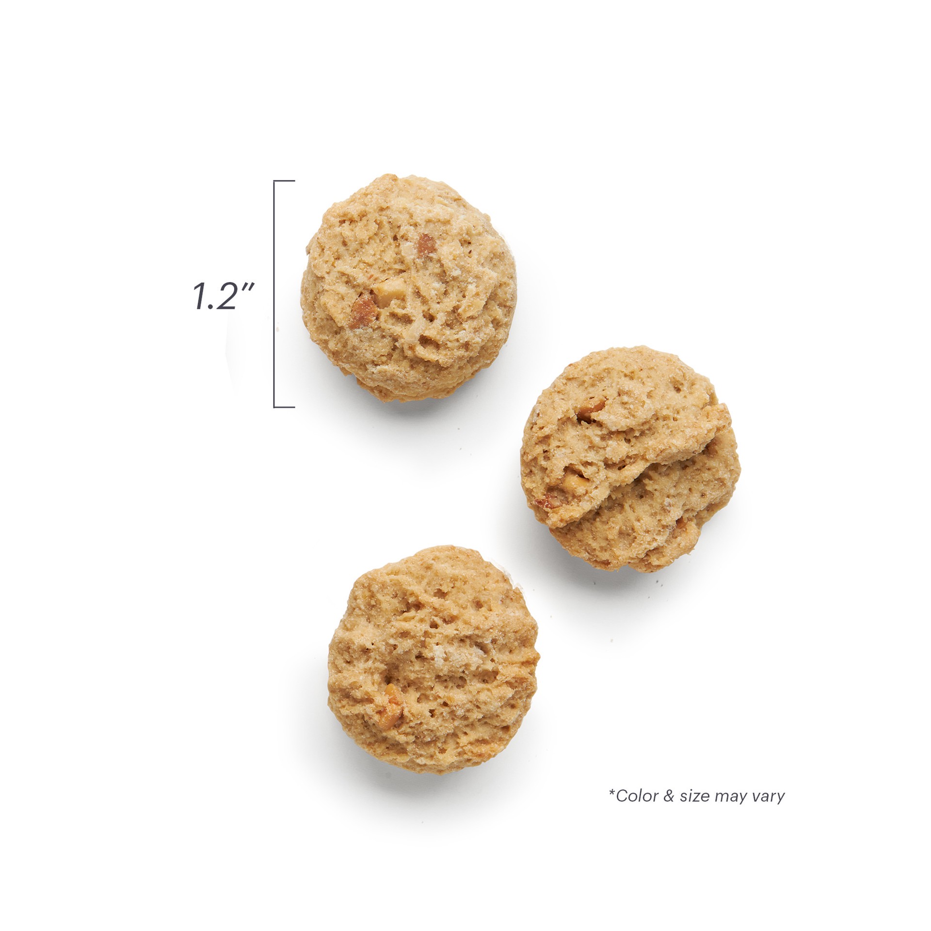 slide 2 of 3, The Honest Kitchen Goat's Milk N' Cookies Goat's Milk N' Cookies: Slow Baked with Peanut Butter & Honey, 8 oz Bag, 8 oz